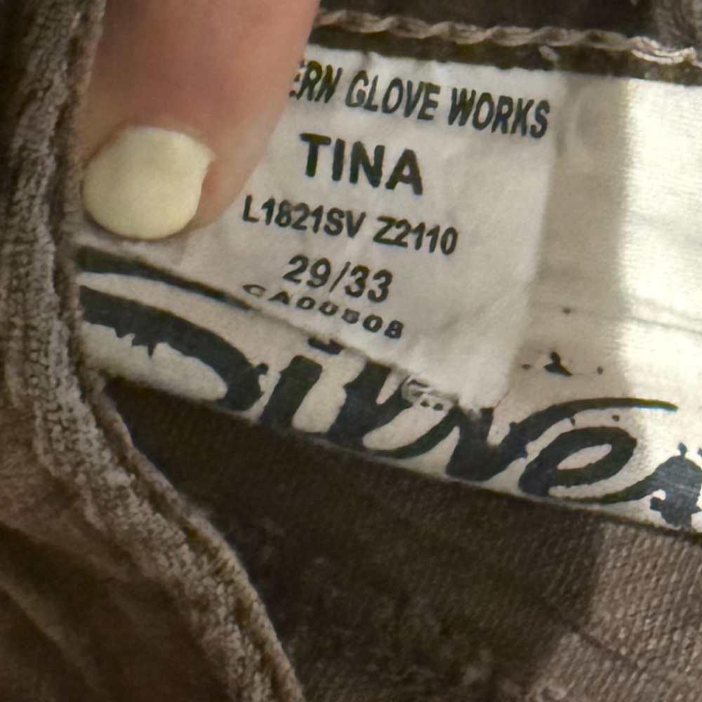 Silver Jeans Brown Boot Cut Corduroys - size  29 - Picture 3 of 4